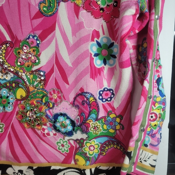 Alberto Makali Embellished Haute Couture Top Size Small - Picture 5 of 8